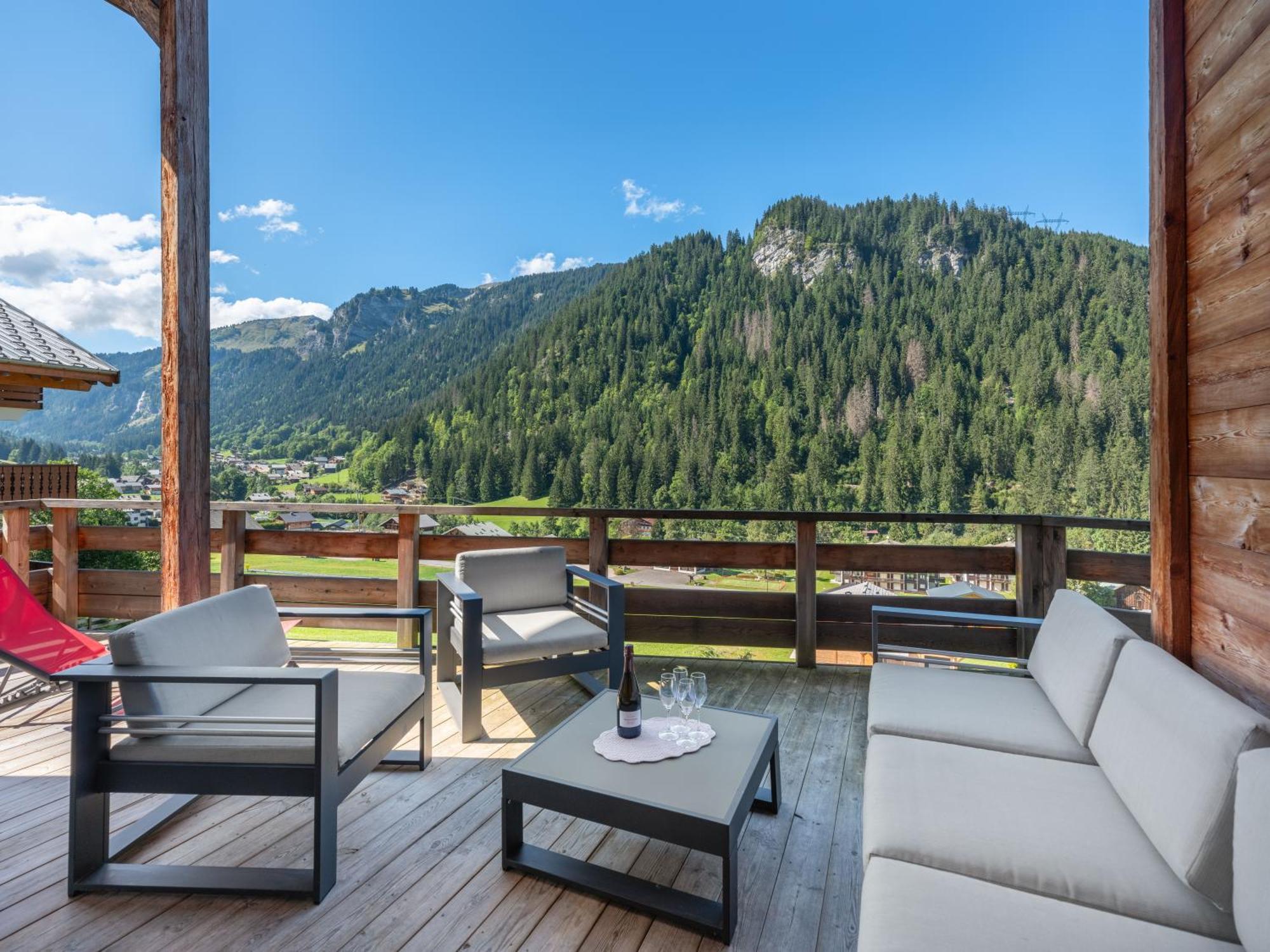 Chalet 1100 - Bo Immobilier Chatel - A Mi-Chemin Du Centre Et Du Linga - Jacuzzi Sauna Et Cheminee ภายนอก รูปภาพ
